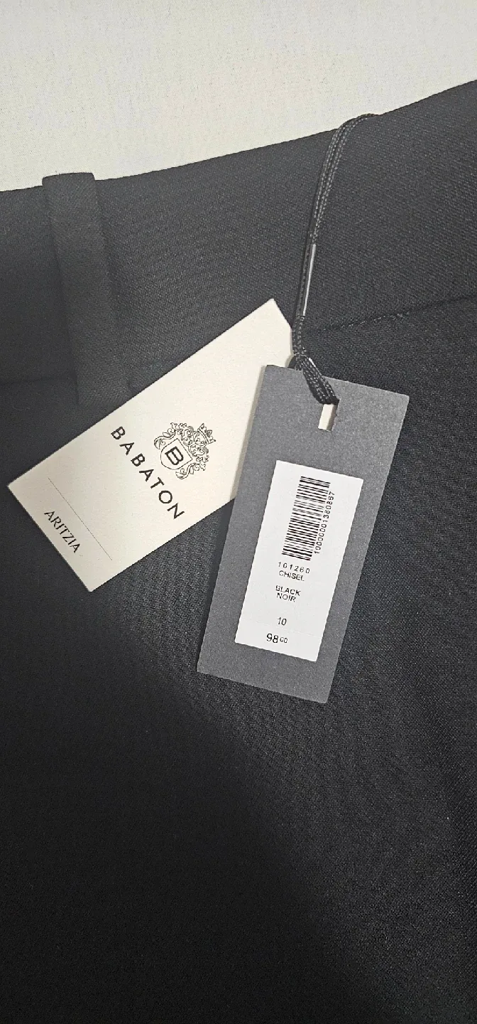 Babaton Aritzia Black Skirt- Size 10 image indicator(3)