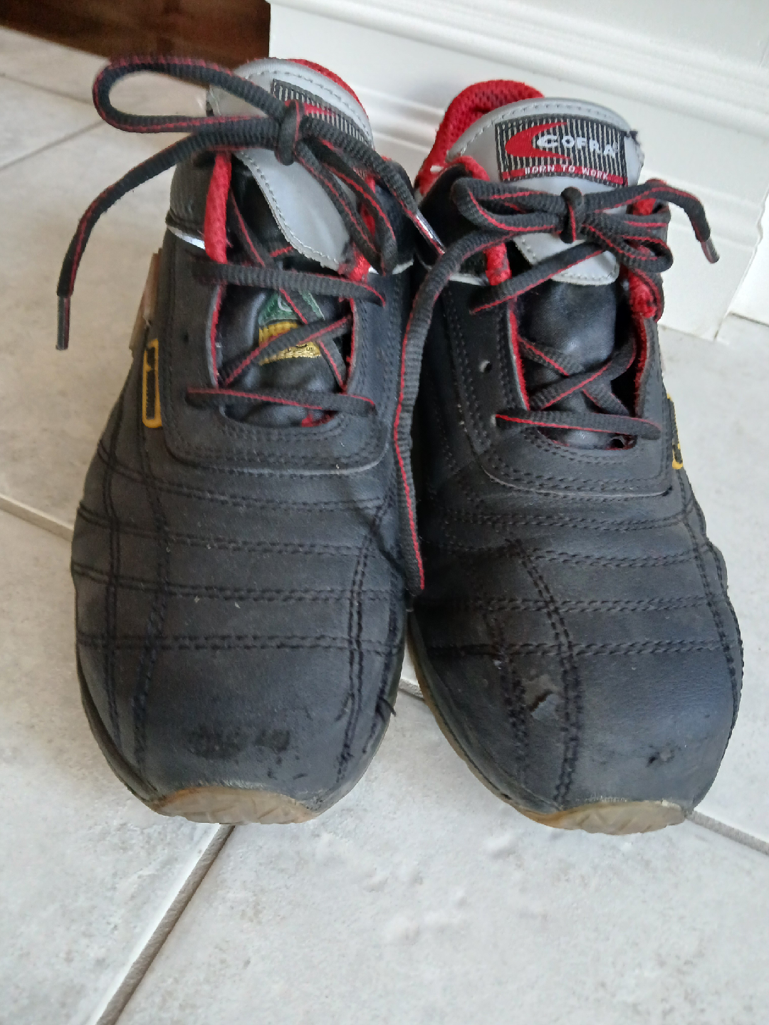 Cofra Connolly Black Work Shoes - Size 8