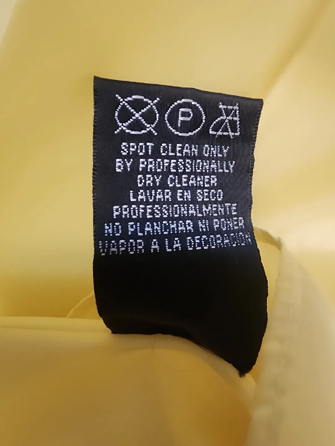 Yellow Formal Dress - Polyester image indicator(4)