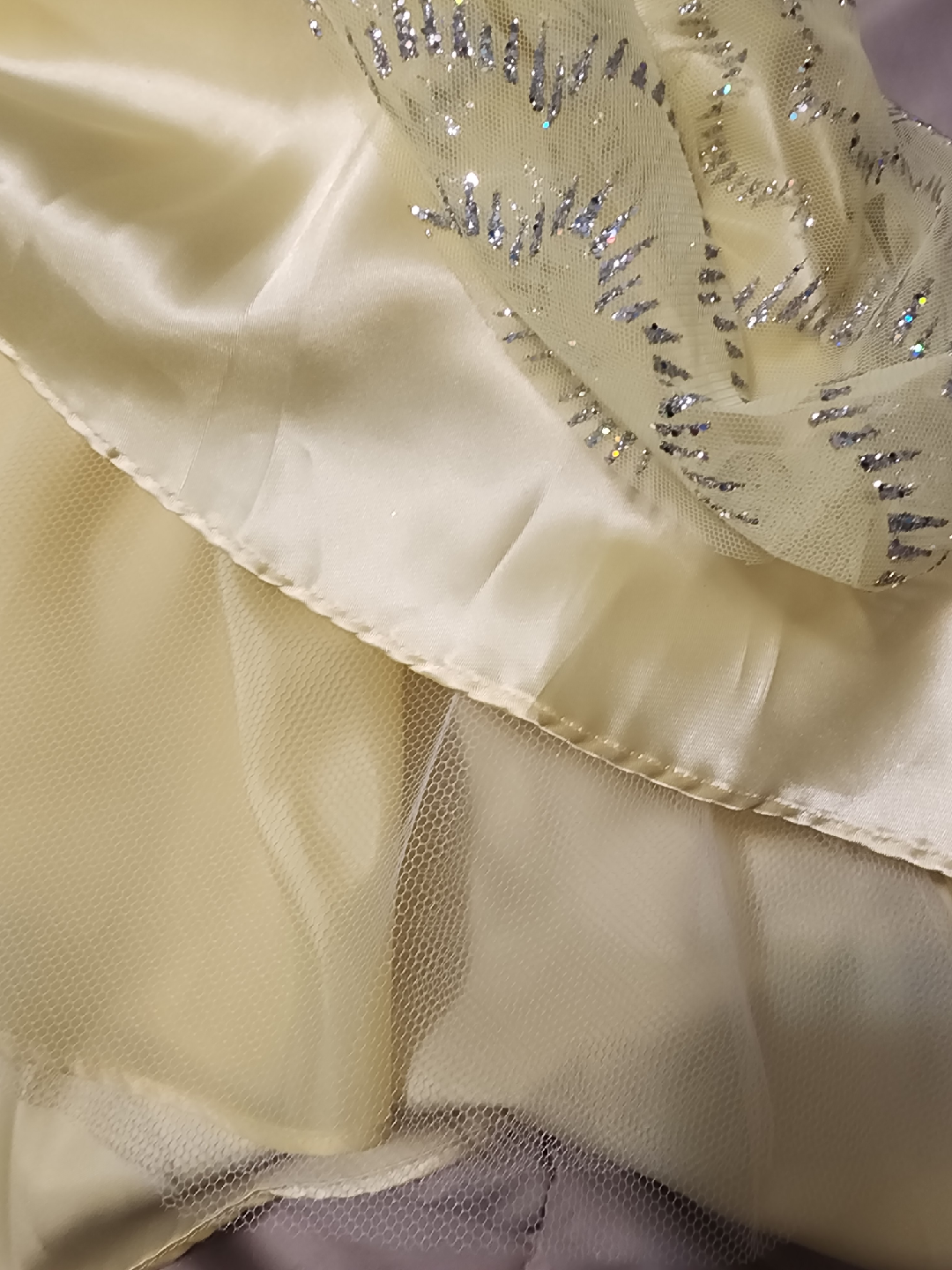 Yellow Formal Dress - Polyester - photo 5