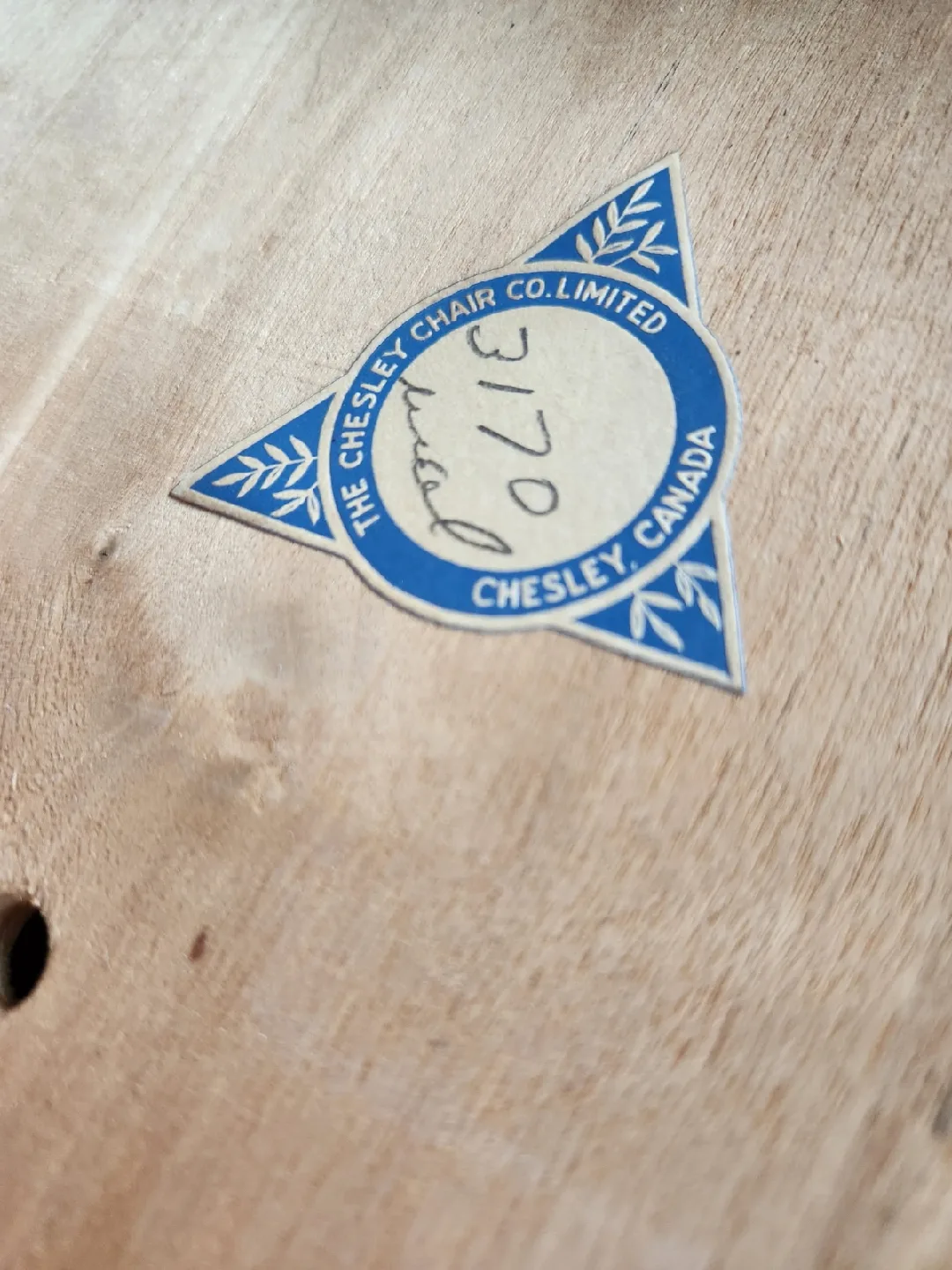 Chesley Chair Co. Antique Wooden Chair image indicator(4)