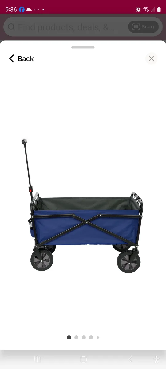 Garden Wagon Cart - Blue image indicator(2)