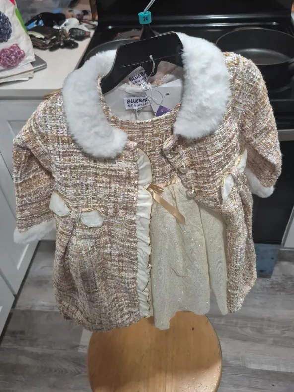 Blueberry Boulevard Girl's Dress & Jacket Set image indicator(2)