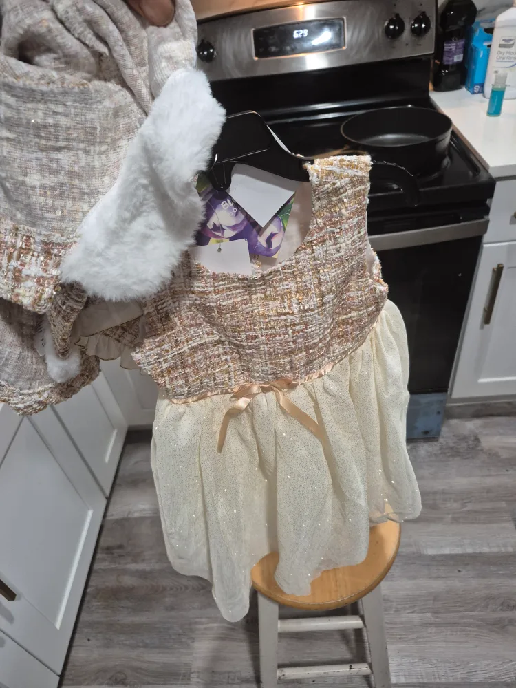 Blueberry Boulevard Girl's Dress & Jacket Set image indicator(3)