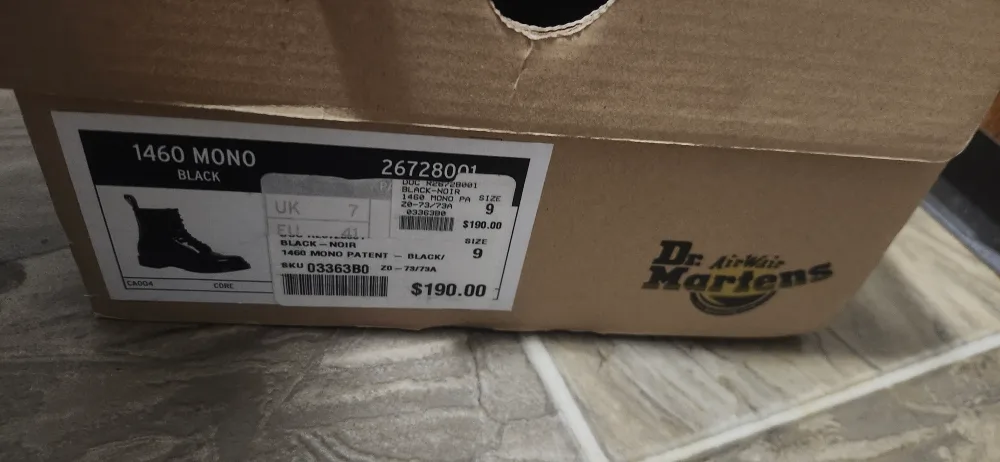 New Dr. Martens 1460 Mono Black Boots - US 9 image indicator(5)