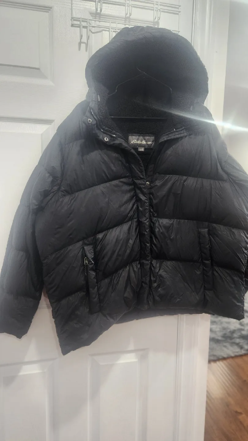 Eddie Bauer Black Puffer Jacket - Size 3X image indicator(5)