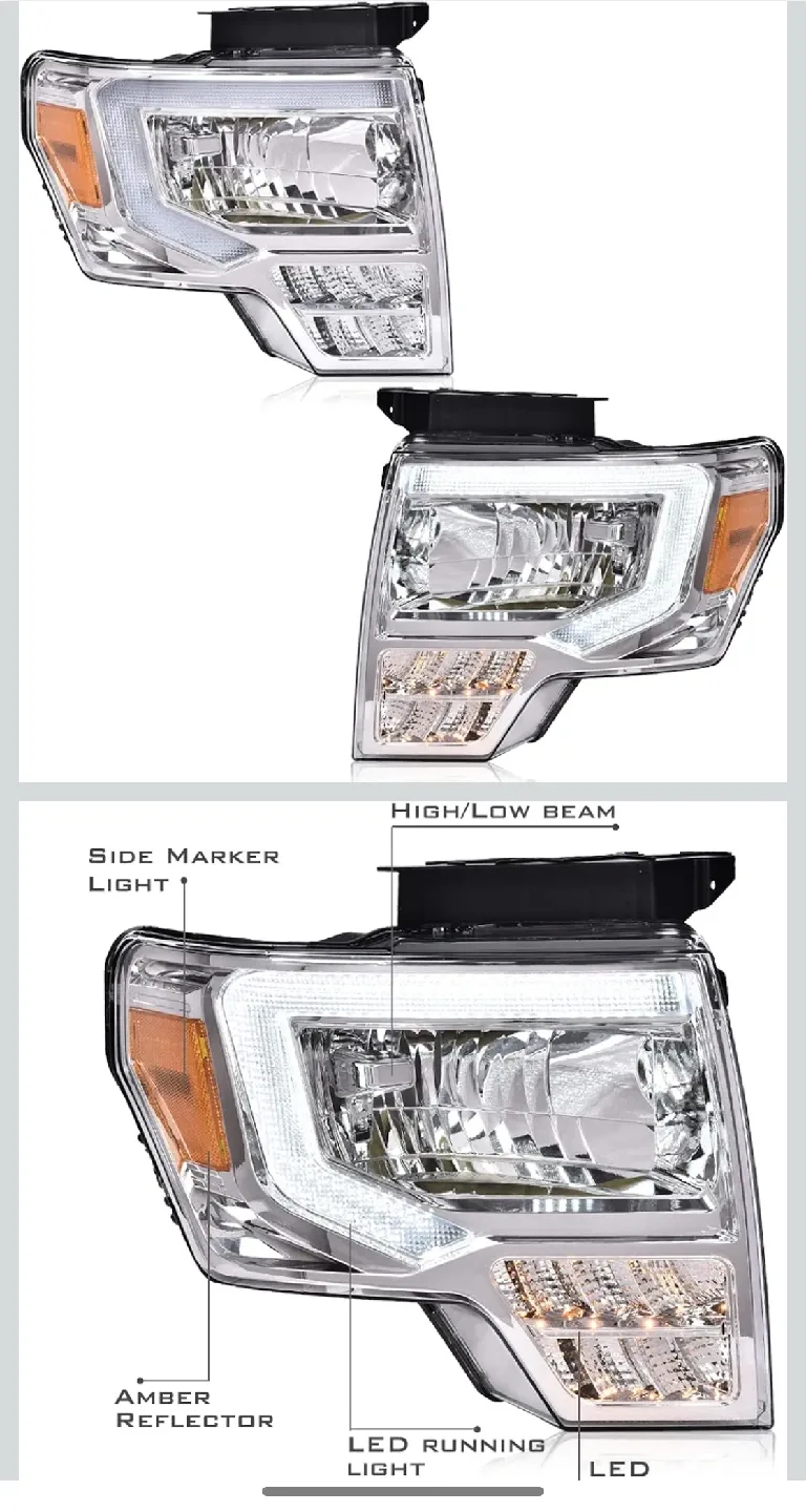 Ford F-150 Headlight Assembly image indicator(2)