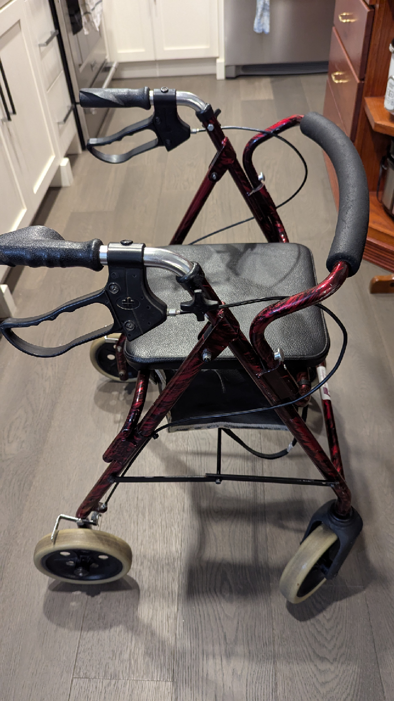 Merits Aluminum Rollator Walker W462-1 - photo 2
