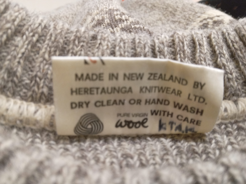 Maori Heretaunga Knitwear Wool Sweater - Size M - photo 4