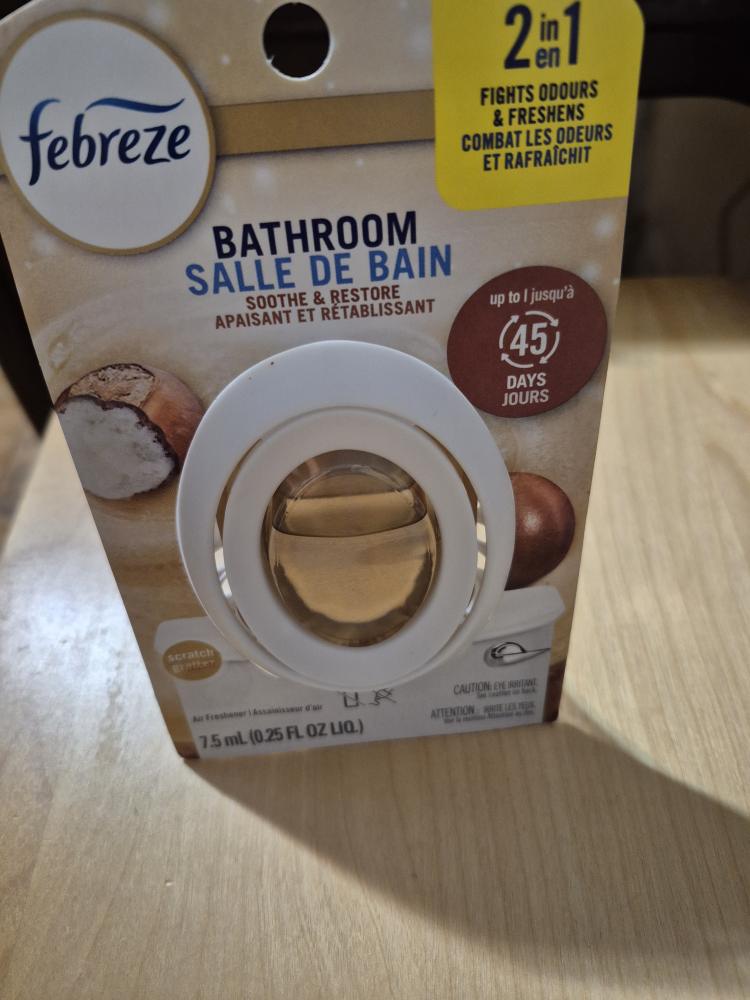 BN)Febreze Bathroom Air Freshener - Soothe & Restore