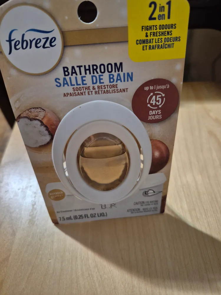 BN)Febreze Bathroom Air Freshener - Soothe & Restore thumbnail