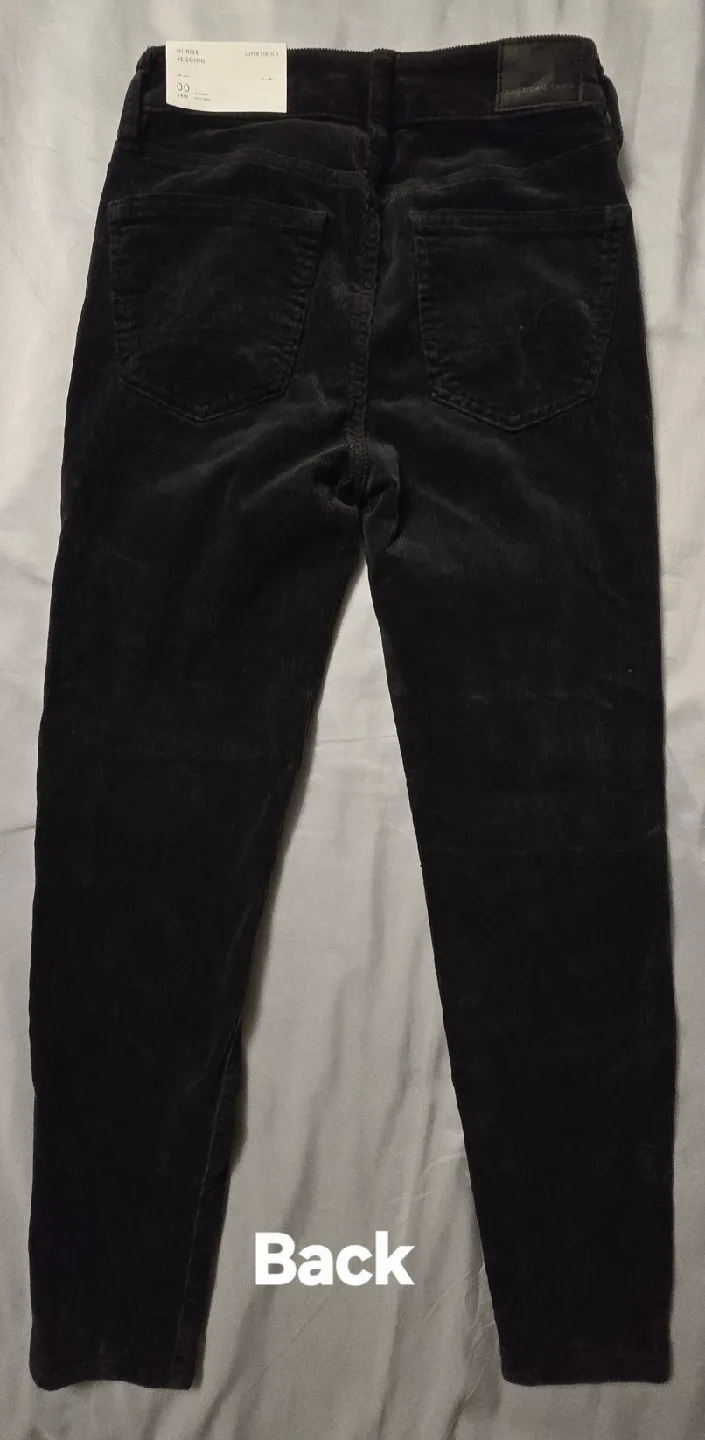 NEW! American Eagle Hi-Rise Corduroy Jegging - Size 00 X-Short image indicator(4)