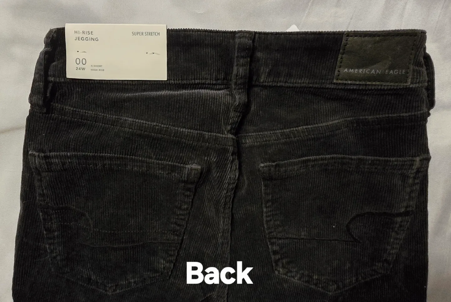 NEW! American Eagle Hi-Rise Corduroy Jegging - Size 00 X-Short image indicator(5)