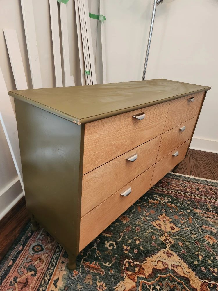 Wood Dresser with 6 Drawers - photo 2