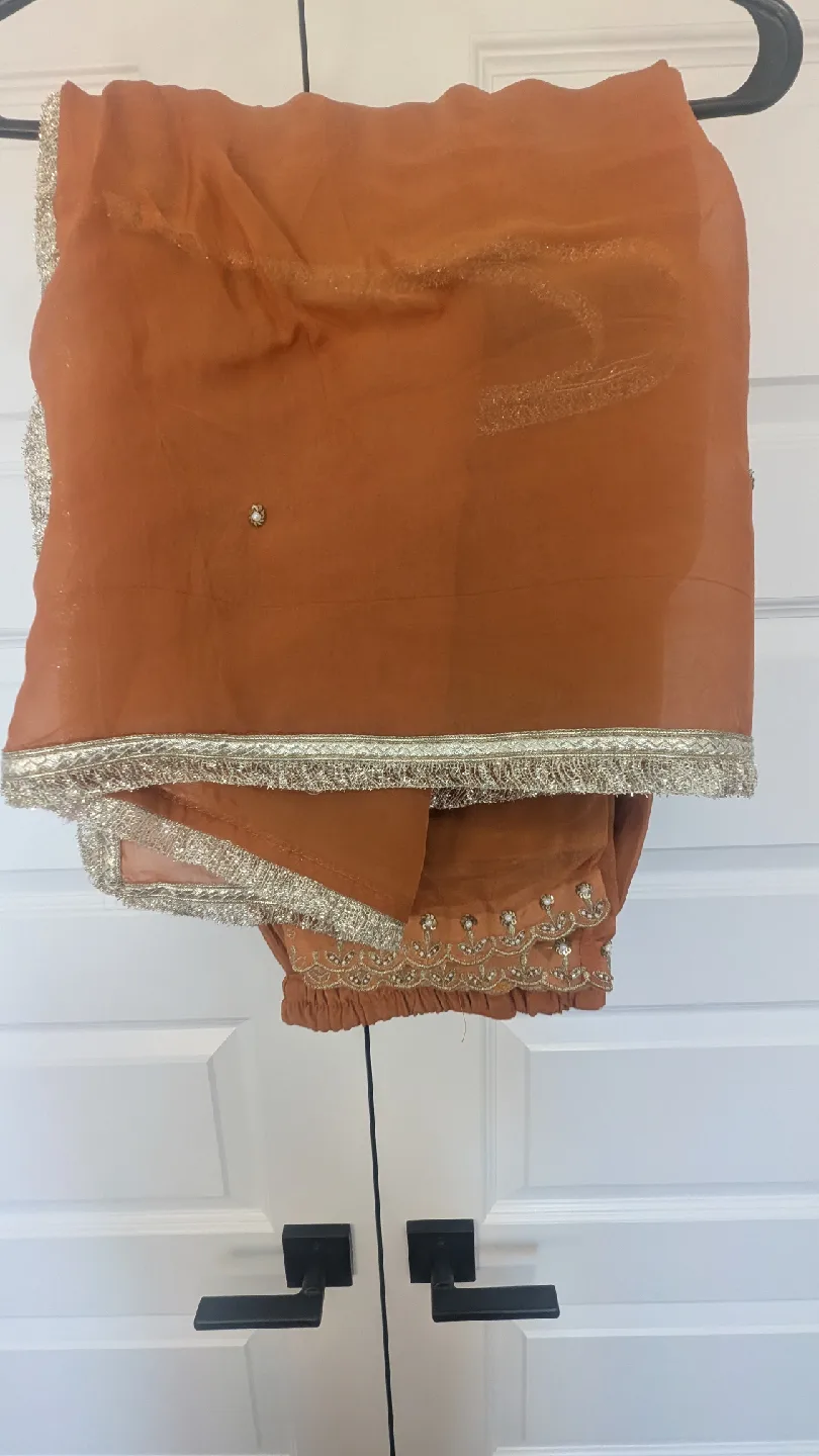 Rust Salwar Kameez Suit image indicator(3)