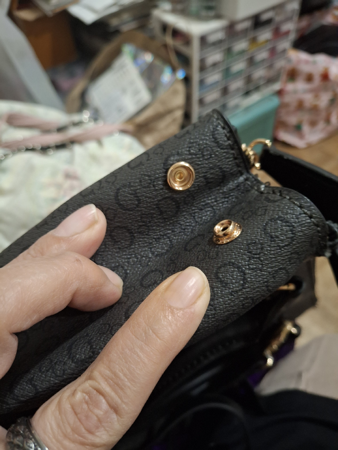 Guess Satchel Bag - Black - photo 5