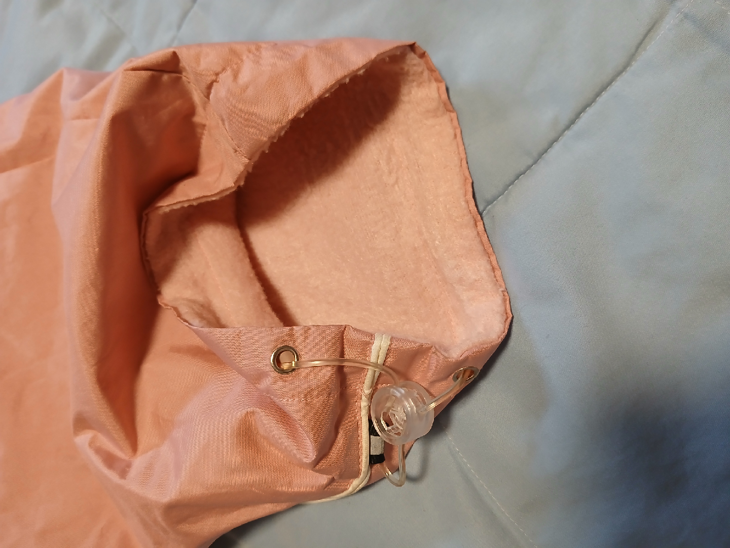 Women Large Peach-Pink Warm Pants - photo 3