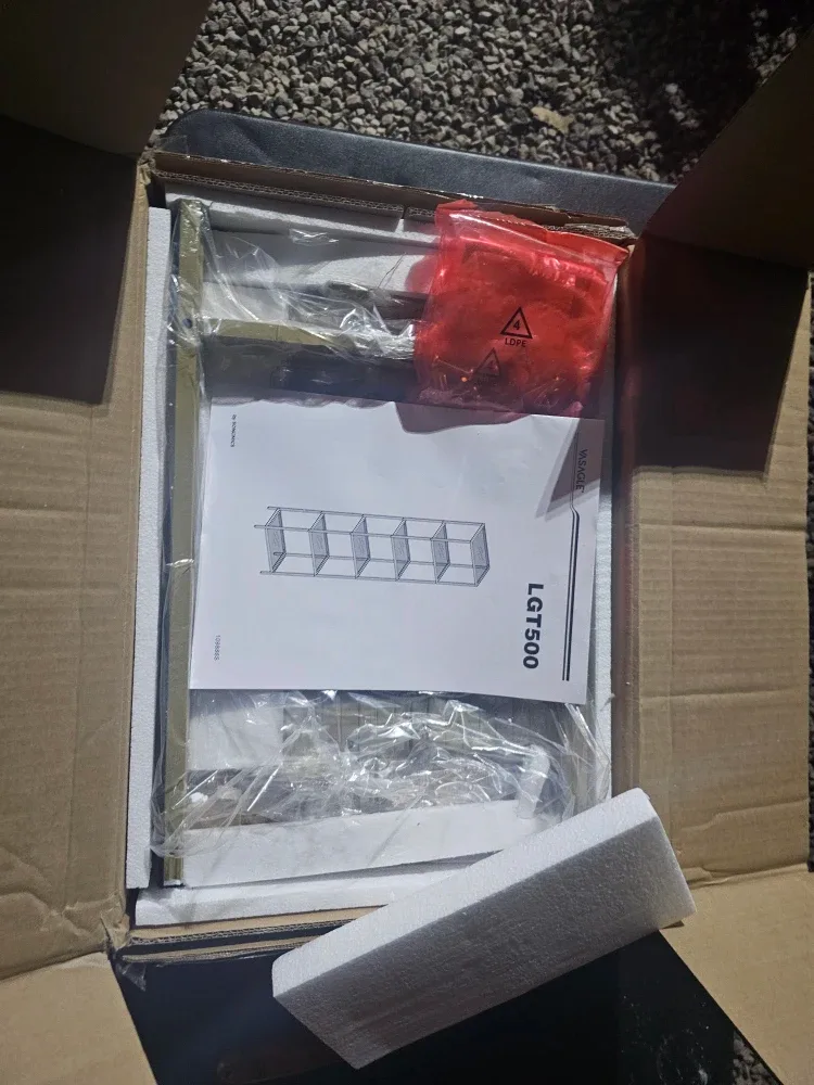 VASAGLE 5-Tier Bookshelf, Gold image indicator(4)