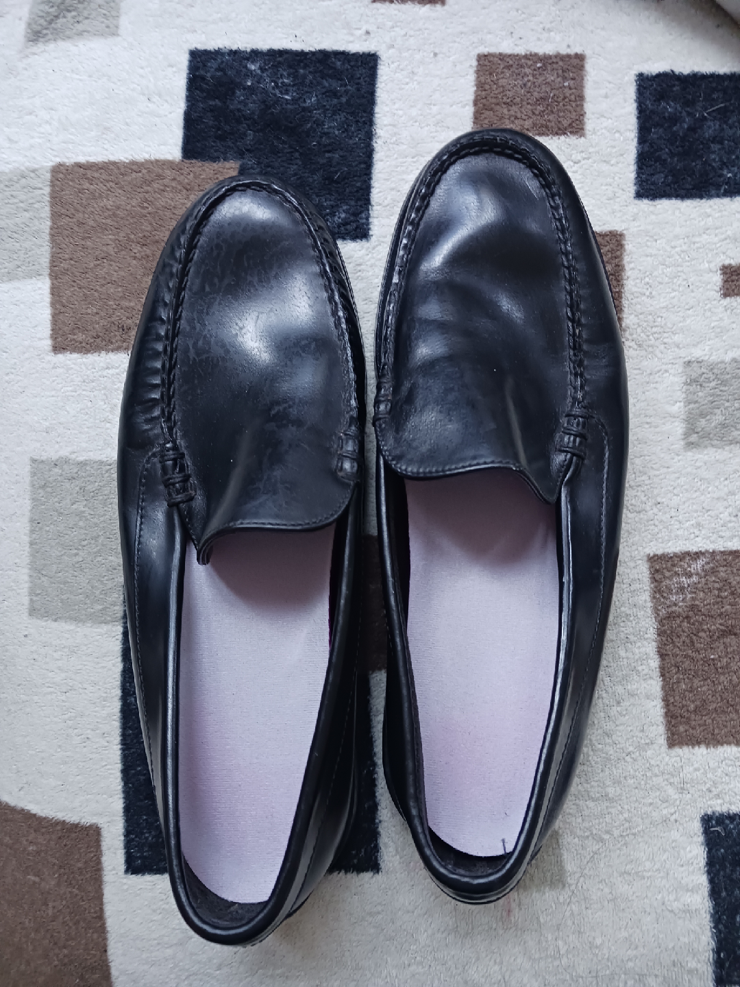 Black Leather Loafers
