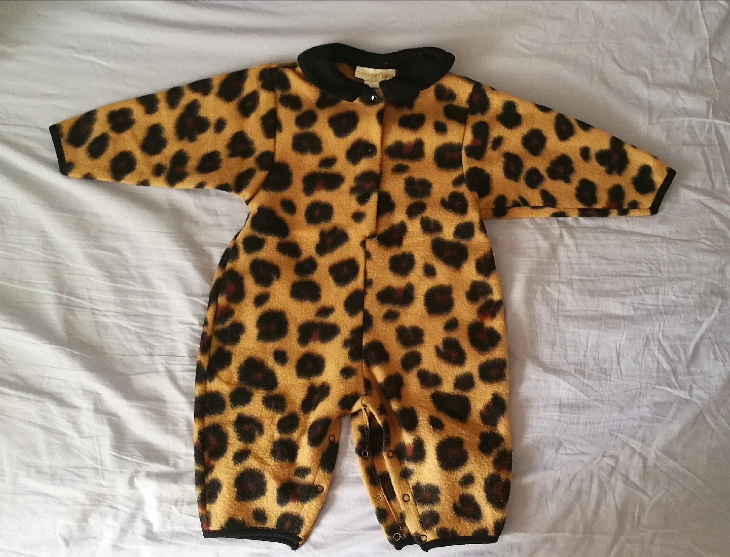 Baby Leopard Print onesie - 12mos thumbnail