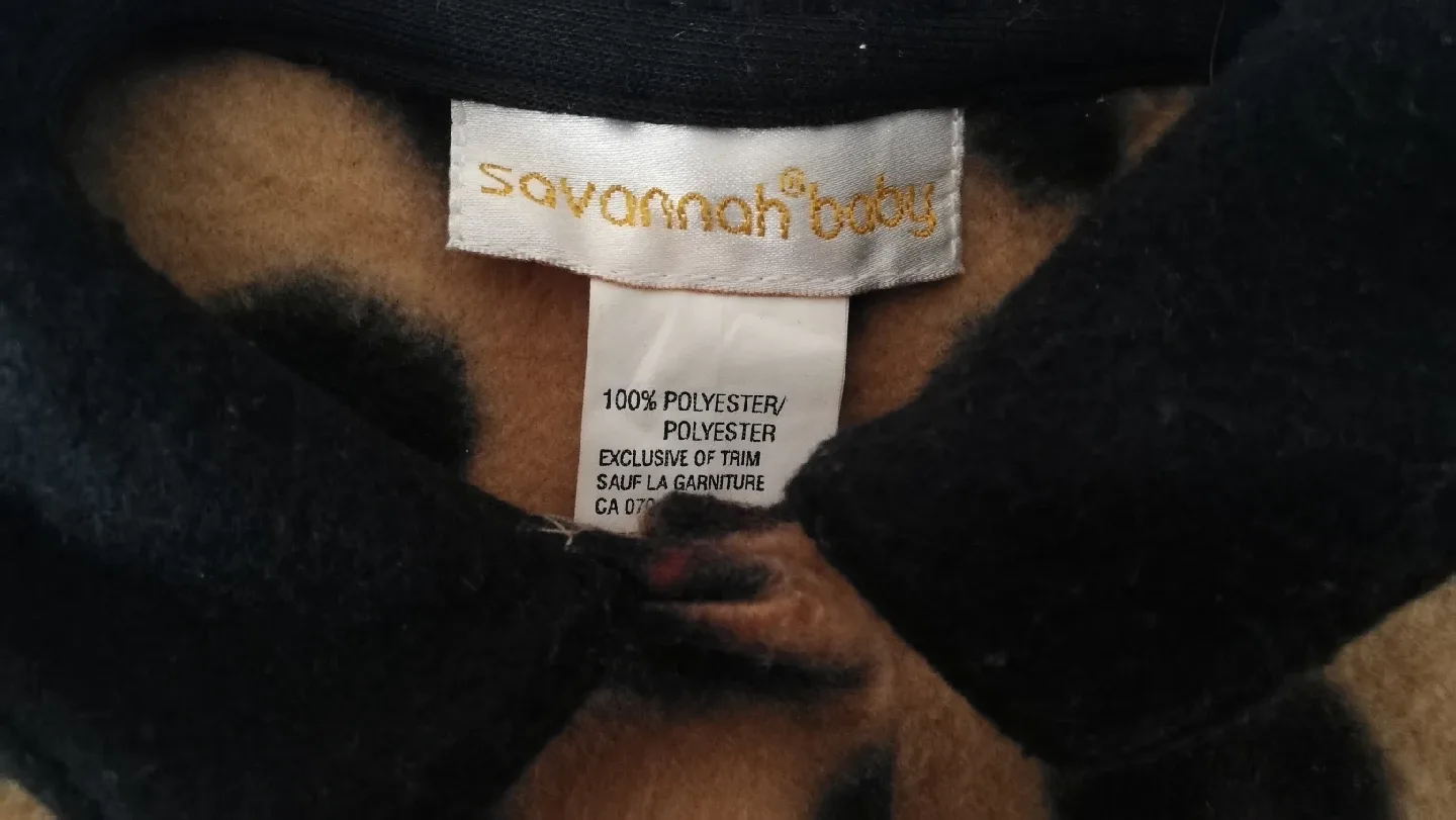 Baby Leopard Print onesie - 12mos image indicator(3)