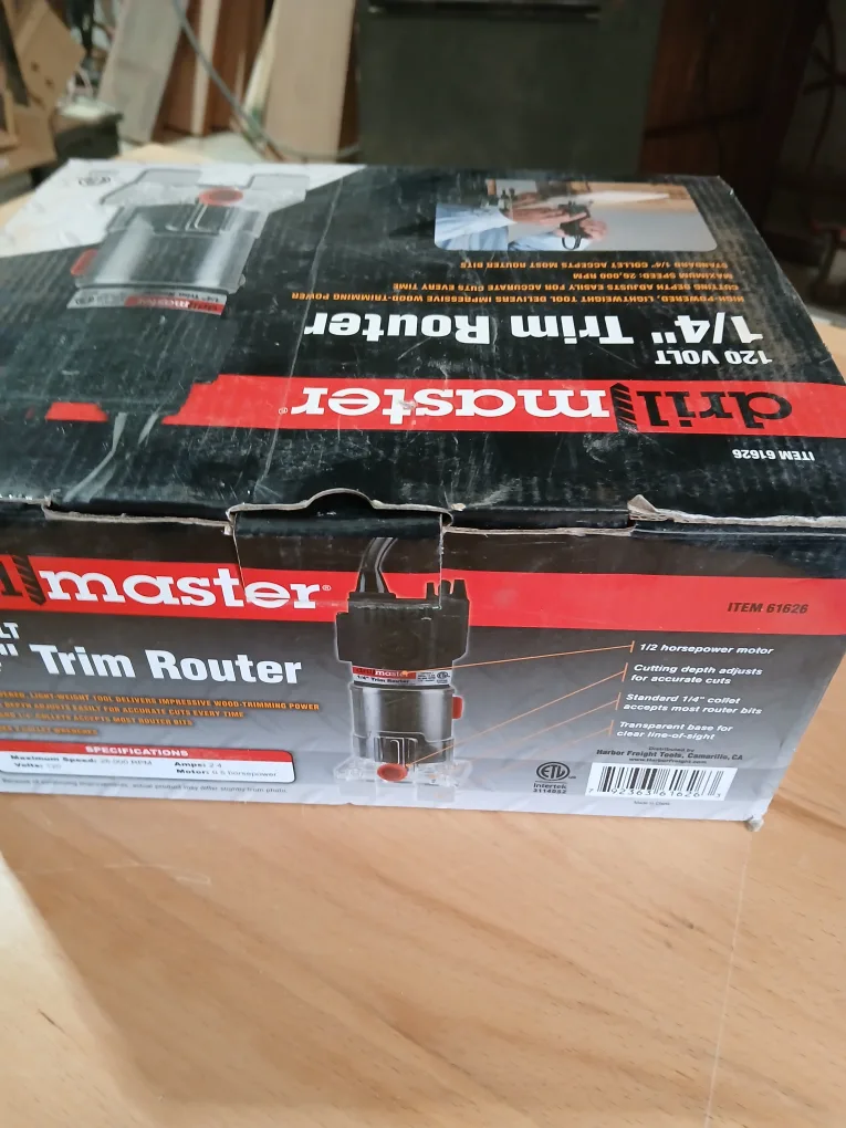 Drill Master 1/4" Trim Router - Like New! image indicator(4)