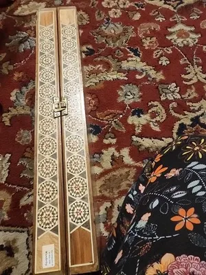 Handmade Wooden Backgammon Set image indicator(4)