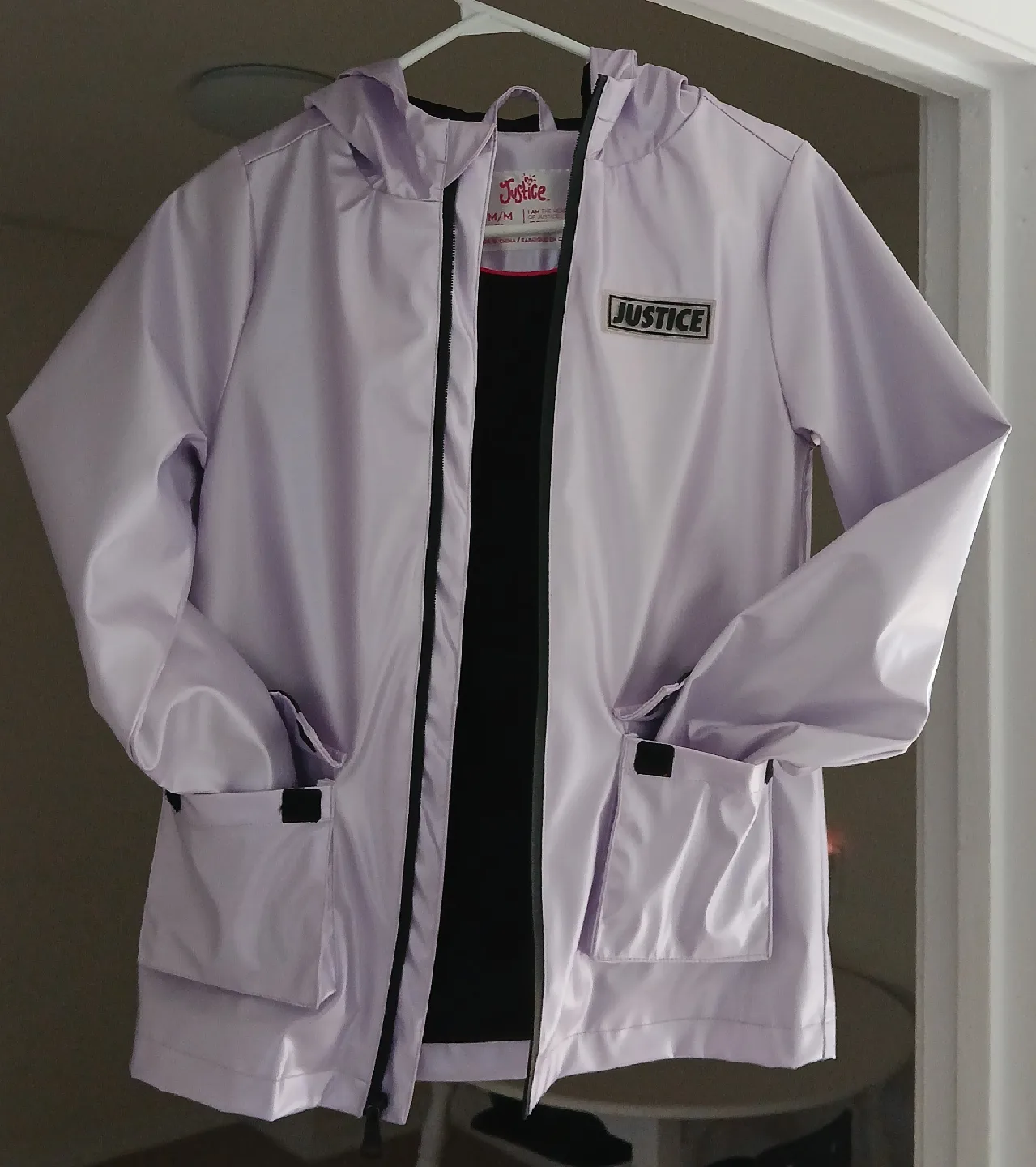 Justice Purple Rain Jacket - Size M ( 10 ) thumbnail