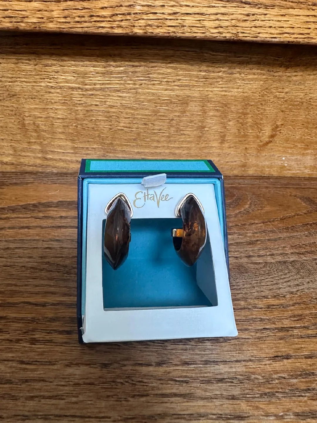 Etta Vee Brown Drop Earrings - New in Box thumbnail