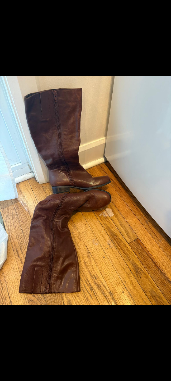 Nine West Brown Knee High Boots - Size 5M