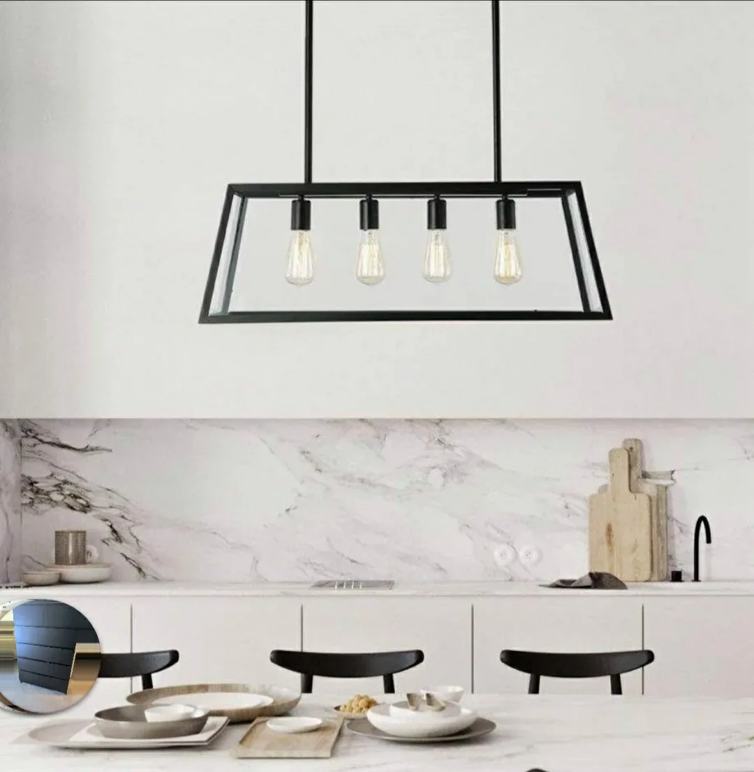 Pendant 4 Lights chandlier image indicator(4)