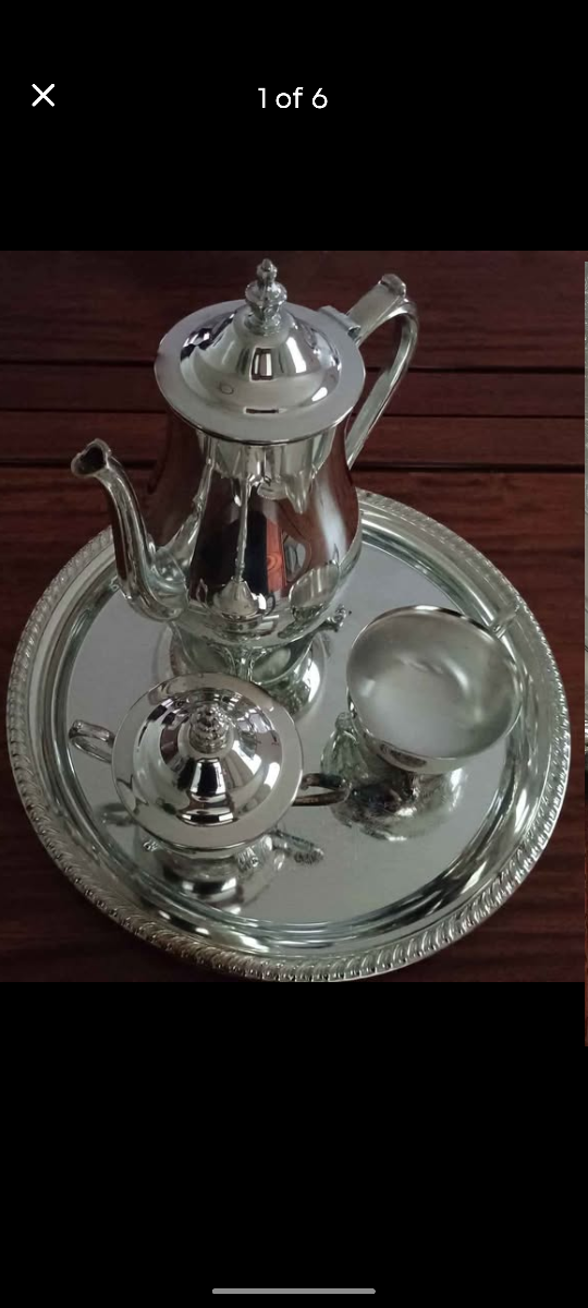 International Silver Co. Vintage Silver Plated  Coffee Tea Set - photo 2