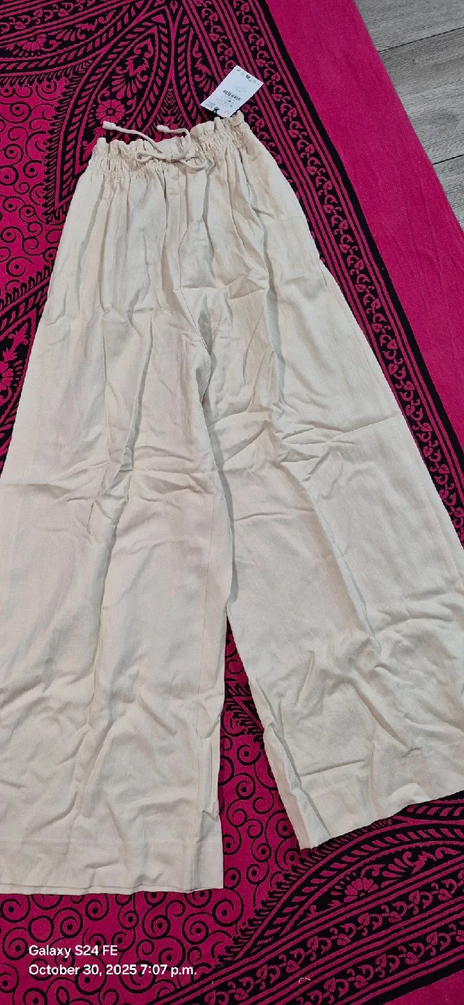 Zara Linen Blend Top & Pants Set - image indicator(7)