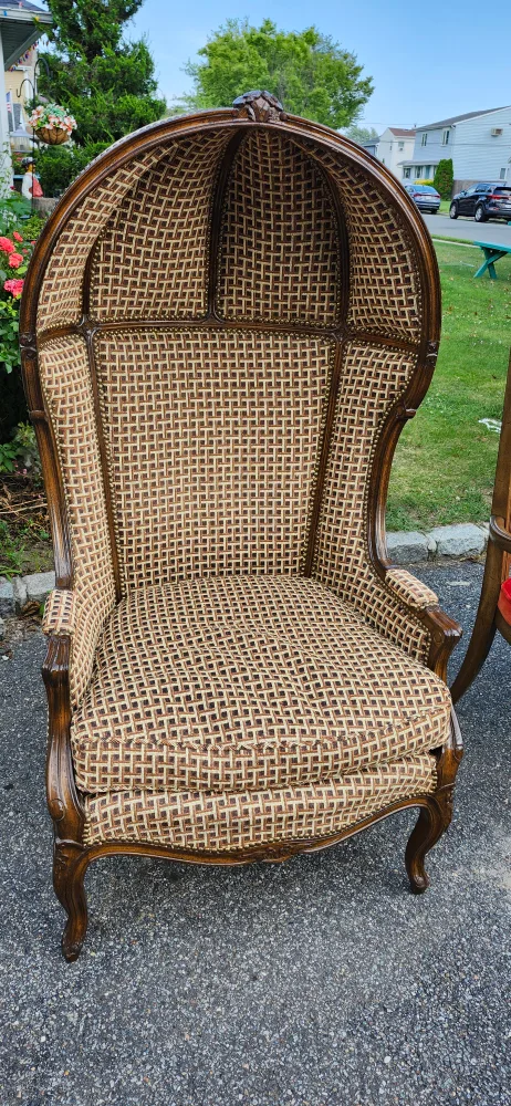 Marge Carson Woven Accent Chair image indicator(2)