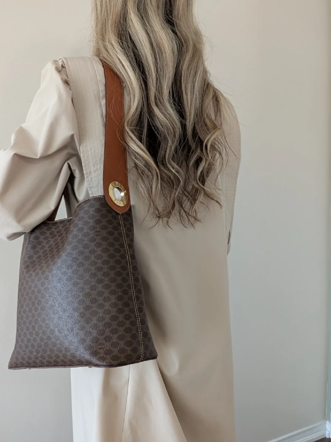 Vintage Celine Paris Macadam Tote Bag image indicator(2)