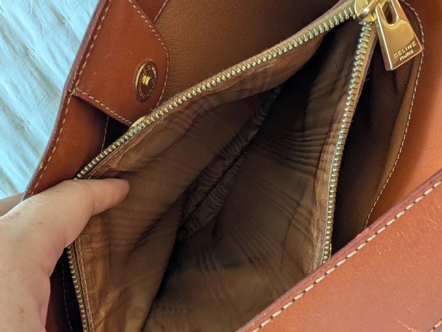 Vintage Celine Paris Macadam Tote Bag image indicator(5)