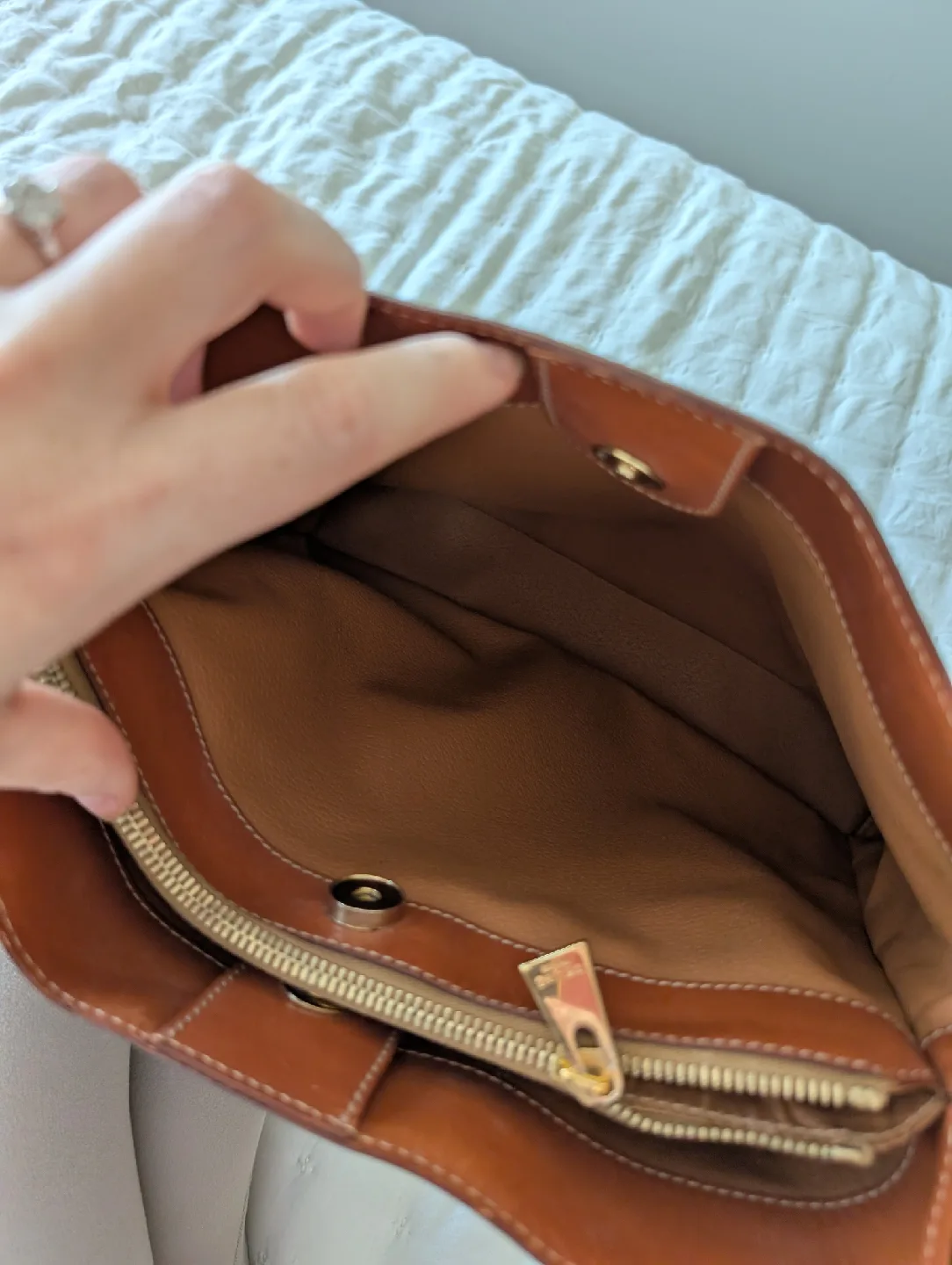 Vintage Celine Paris Macadam Tote Bag image indicator(7)