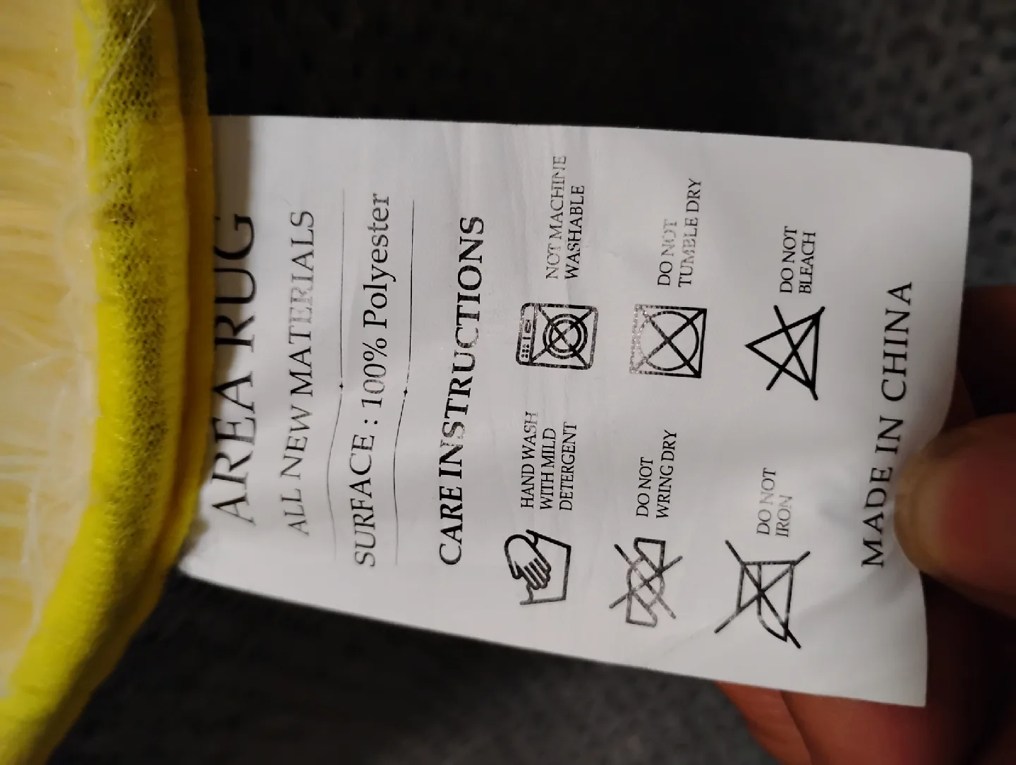 Yellow & Grey Shag Rug image indicator(8)