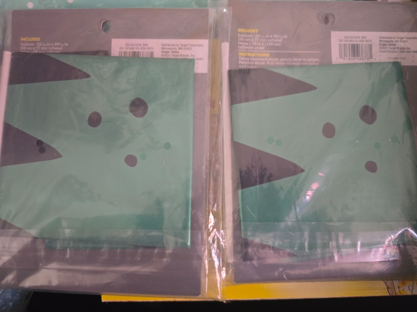 Spritz Dinosaur Balloon, New in Package! - photo 2