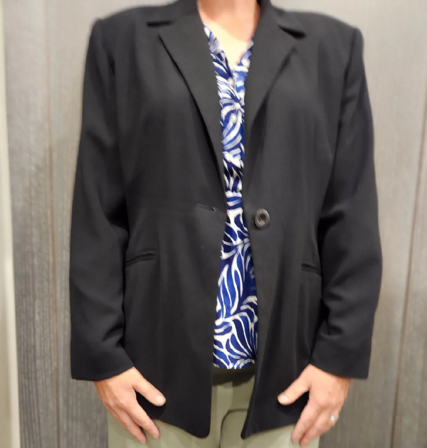 Nygard Collection Black Blazer - Size 10 thumbnail