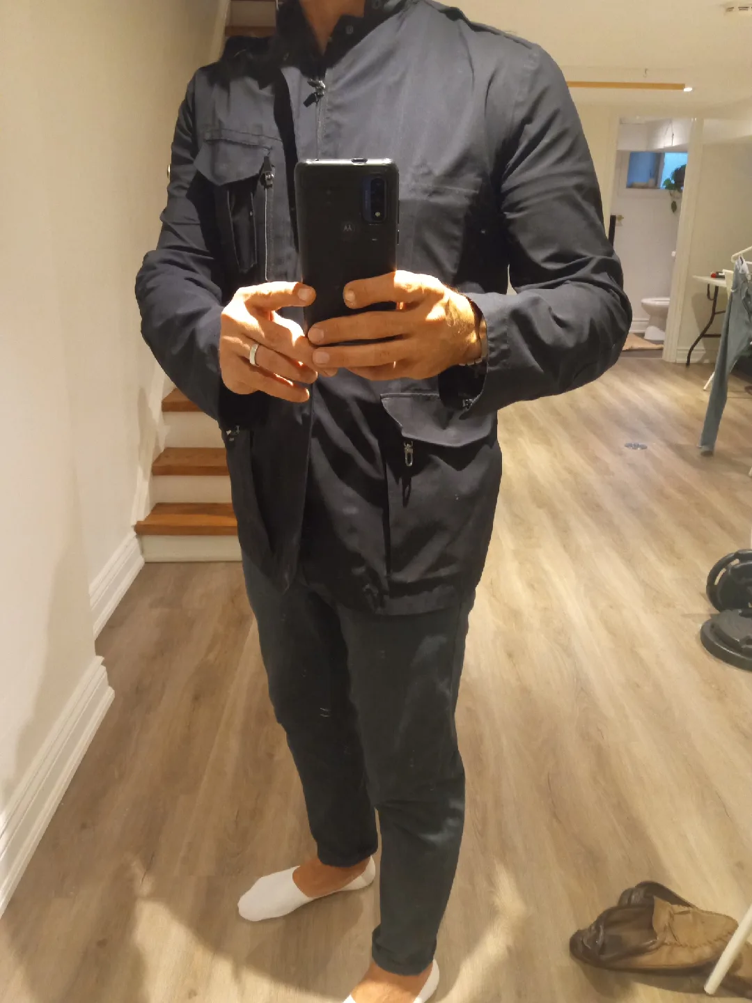 Victorinox Navy Nylon Jacket - Size 52/42