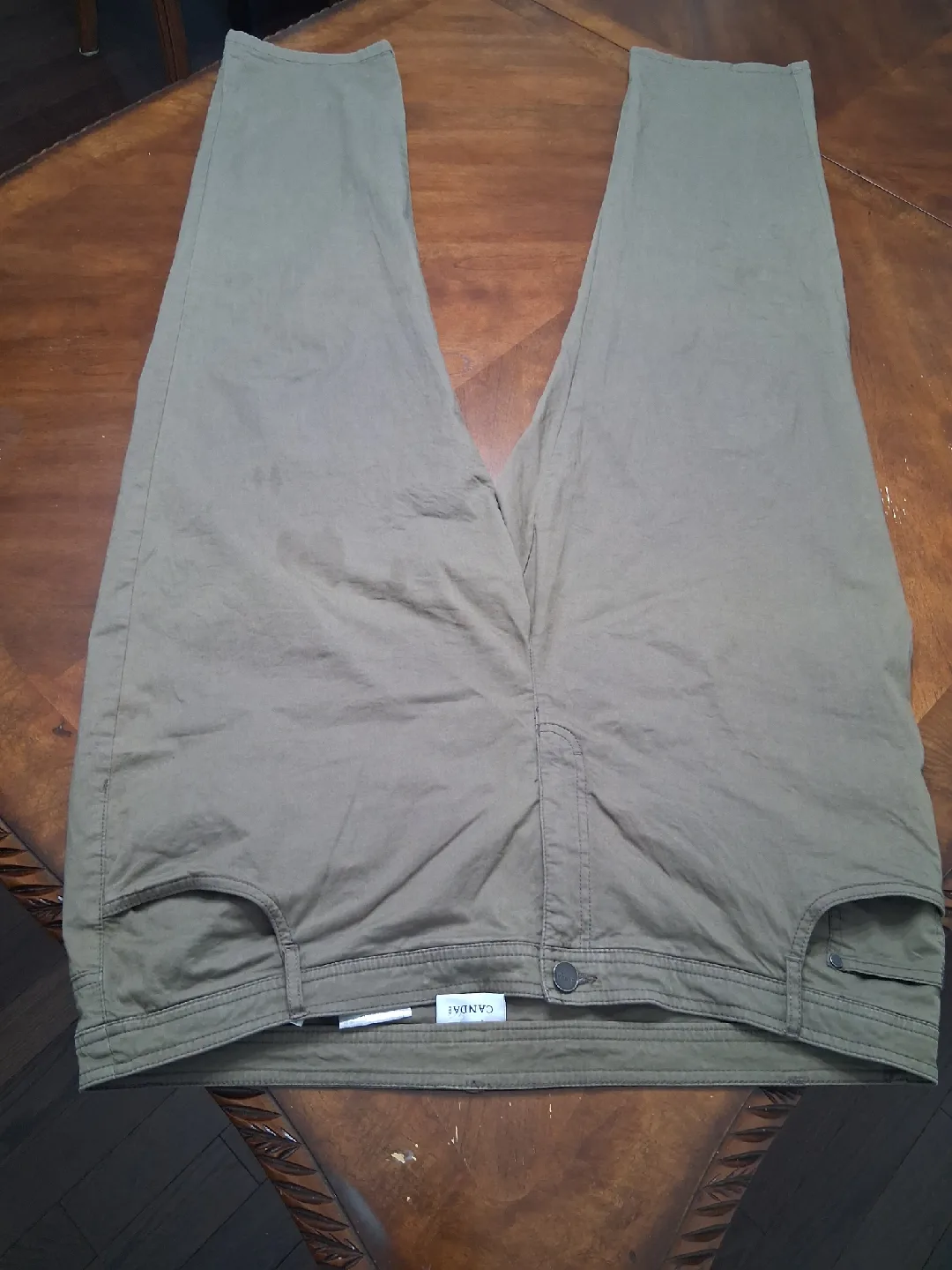 Canda Olive Green Pants image indicator(3)