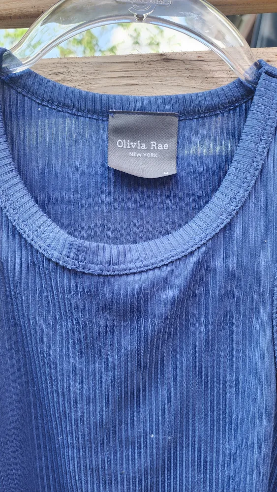 Olivia Rae New York Blue Tank Top image indicator(2)