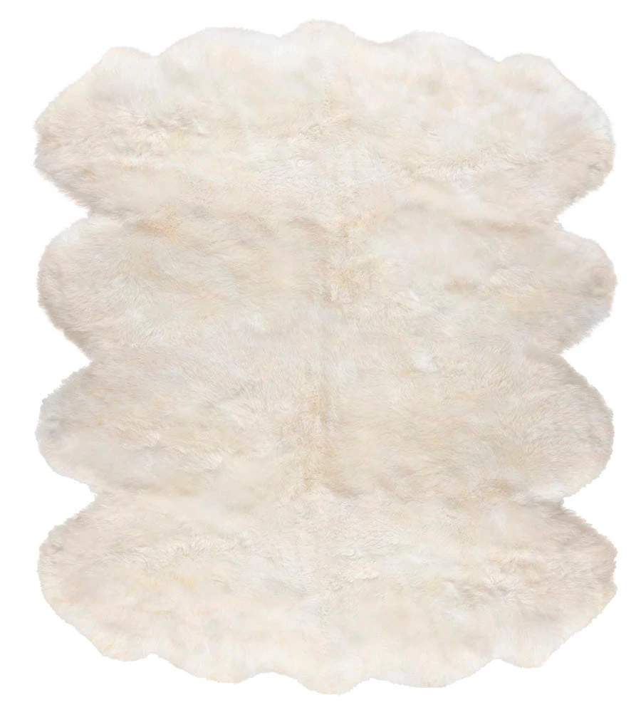 Ivory Sheepskin Area Rug - photo 3