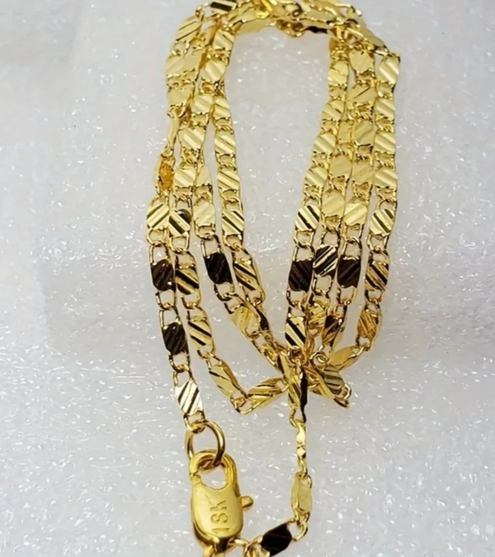 18K Gold  Plated Chain Necklace - photo 2