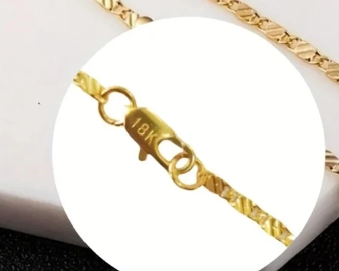 18K Gold  Plated Chain Necklace - photo 3