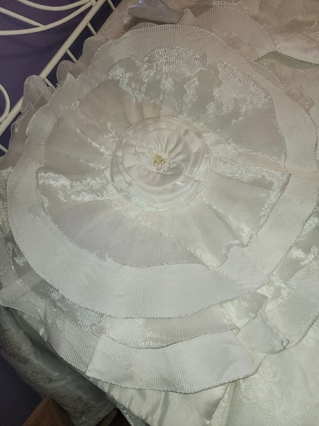 White Floral Bedding Set image indicator(6)