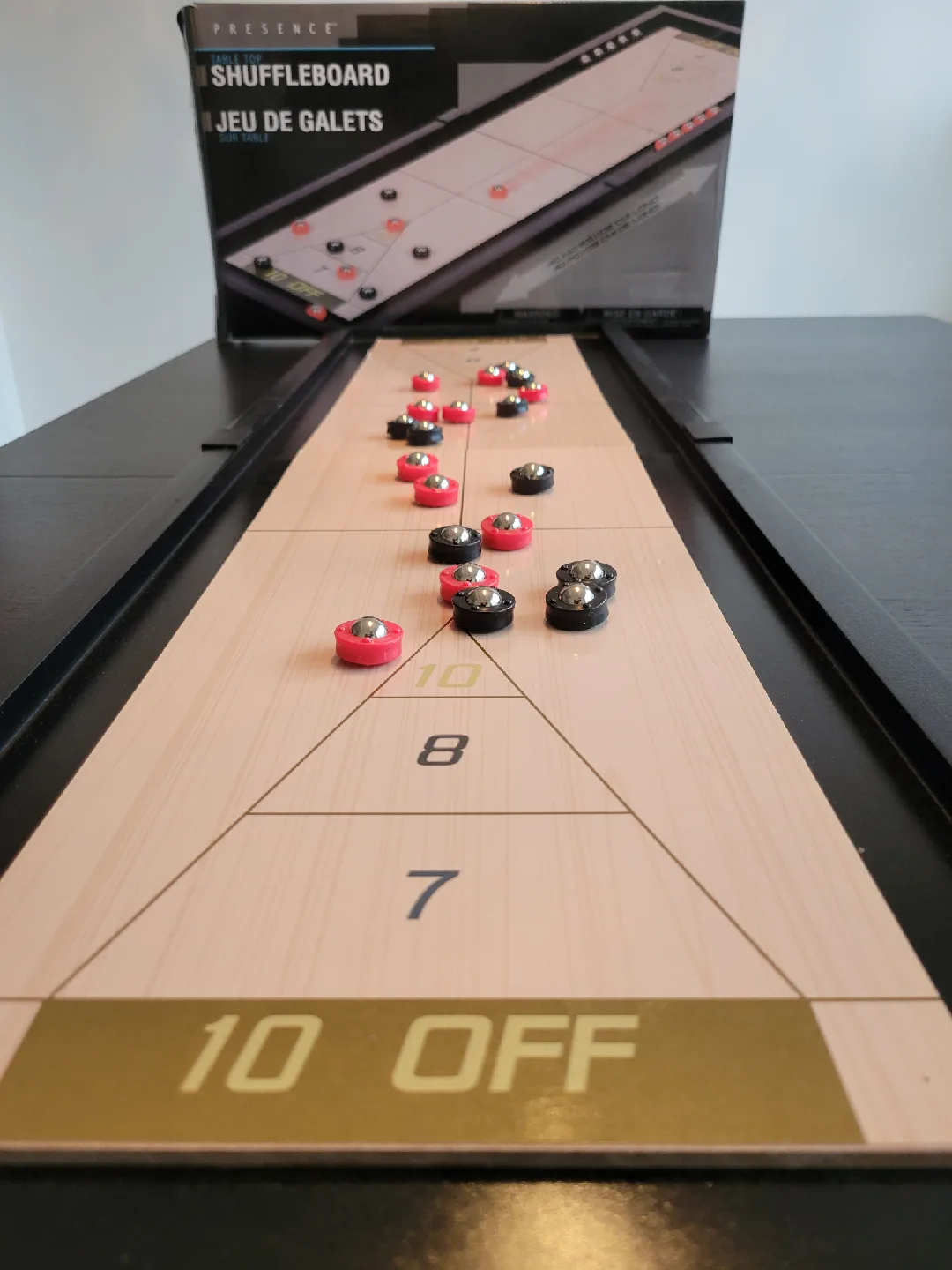 40 Inch Long Table Top Shuffleboard Game - 40 Inches image indicator(3)