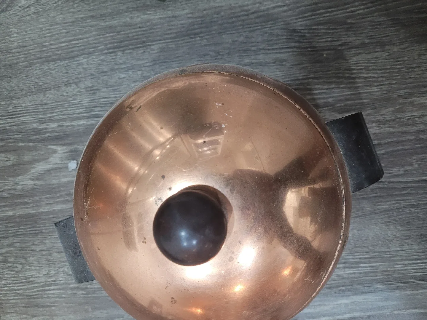 Vintage Copper ice bucket with Lid image indicator(2)