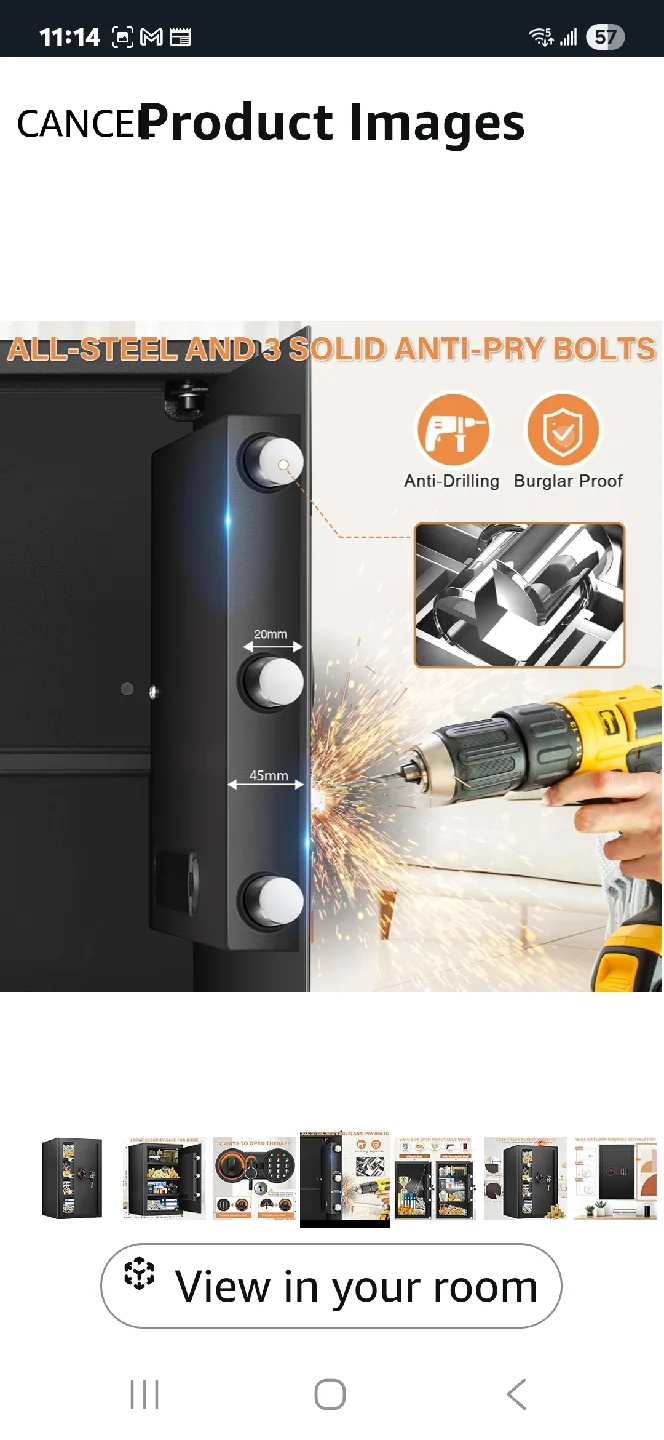 Black Digital Safe Bukumo image indicator(4)